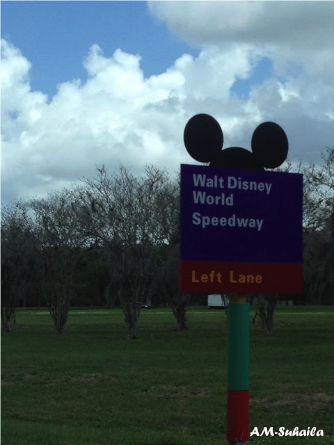 Disney World road signs