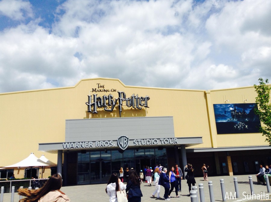 Outside the Harry Potter Studio