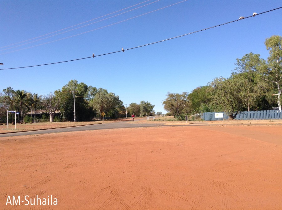 What makes Derby, Derby - 'red dirt' surrounds... 