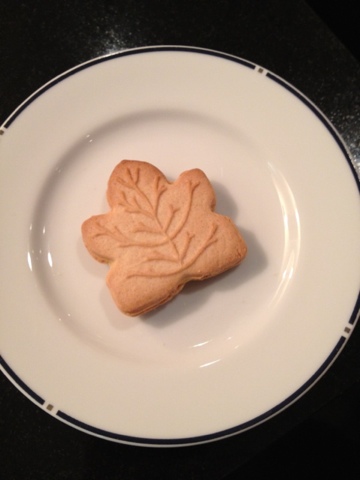 Started off with Maple Iced Cookies courtesy of the American Airlines Lounge