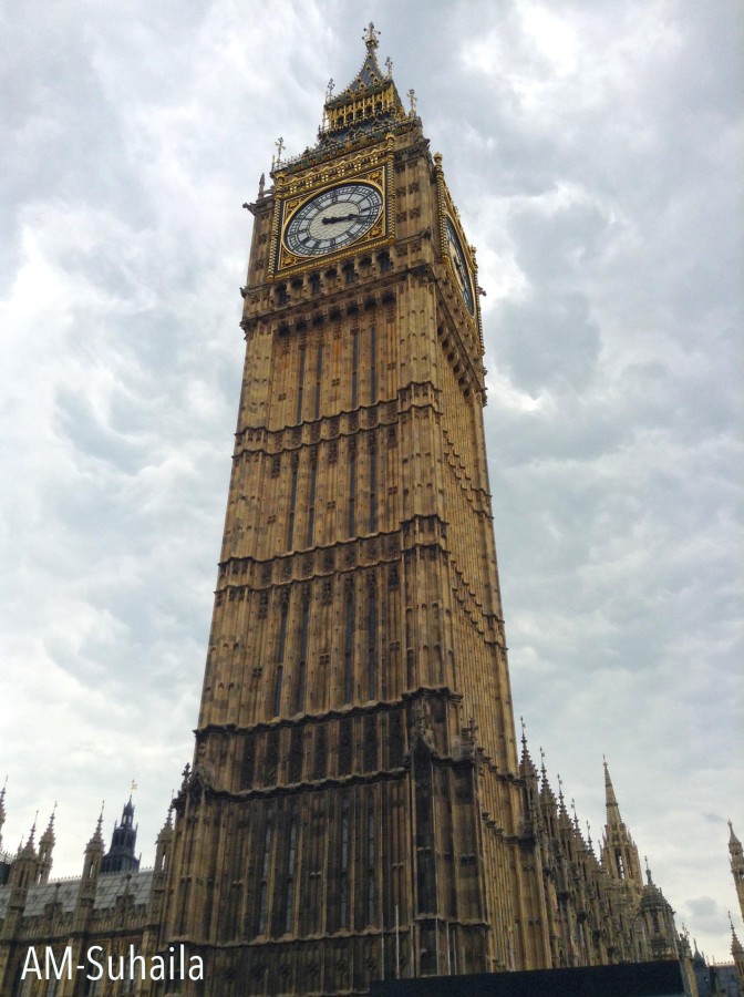 The Elizabeth Tower, more popularly known as the Big Ben