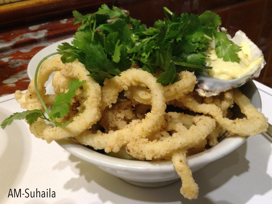 Salt and Pepper Squid at Harrods Sea Grill