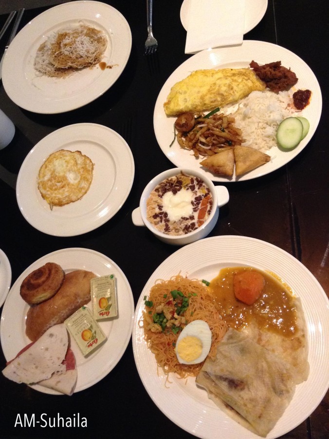 Our breakfast spread