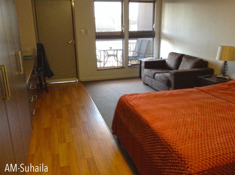 A glimpse of the room at the Spinifex Hotel