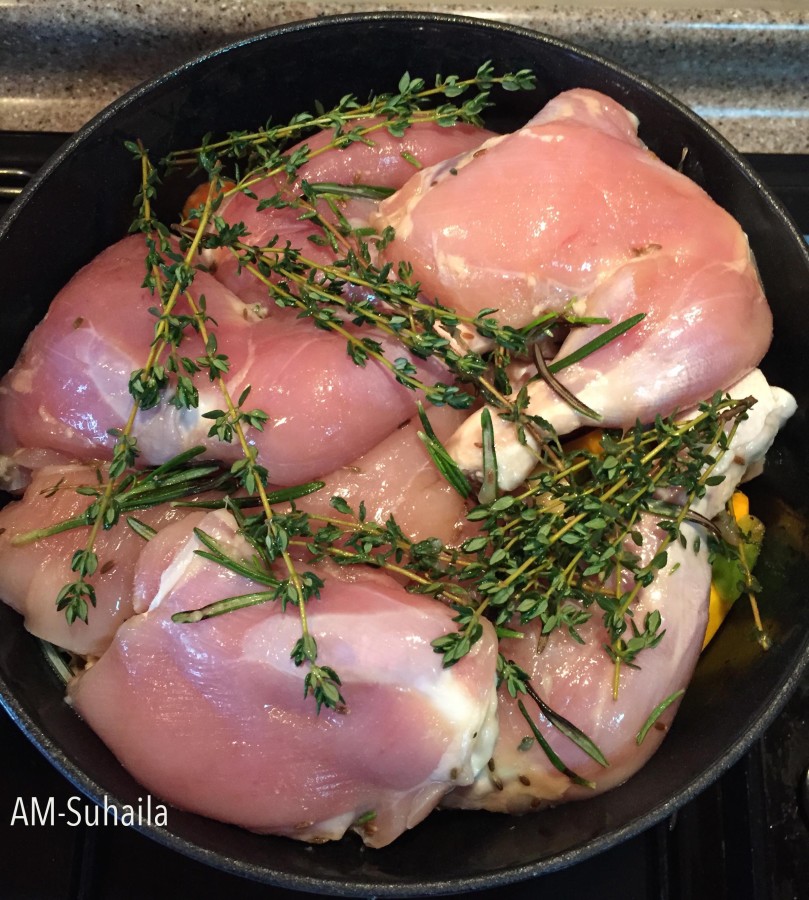 All ready for the oven